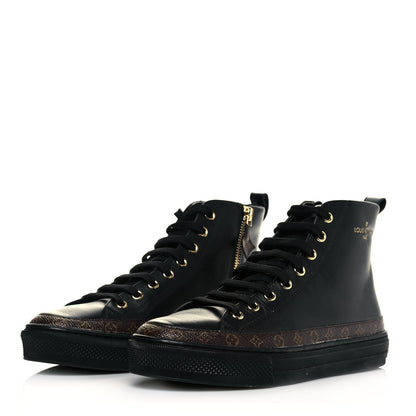 Louis Vuitton Monogram Stellar Sneaker Boots 35 Black 3 of 6