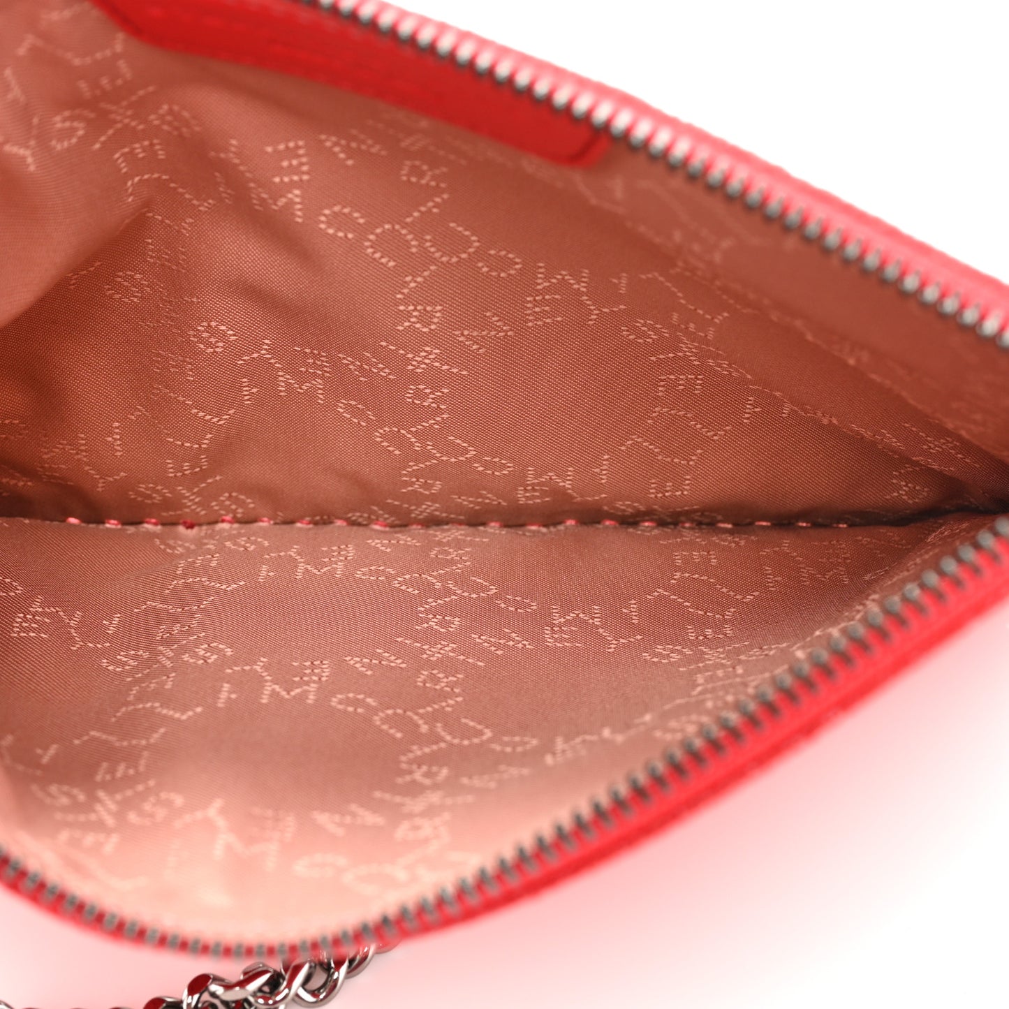 Shaggy Deer Falabella Clutch Cherry