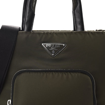Prada Tessuto Nylon Pocket Cargo Tote Mimetico 11 of 11