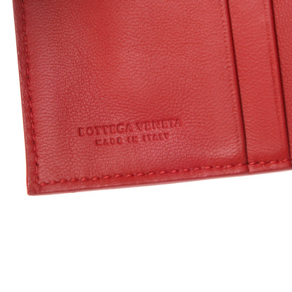 Bottega Veneta BOTTEGA VENETA Nappa Intrecciato French Compact Wallet Fraise 6 of 6
