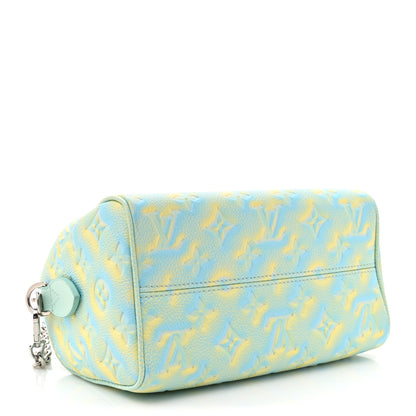 Louis Vuitton Empreinte Monogram Summer Stardust Speedy 20 Water Green 4 of 9