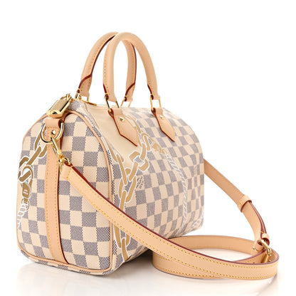 Louis Vuitton Damier Azur Nautical Speedy Bandouliere 25 2 of 10