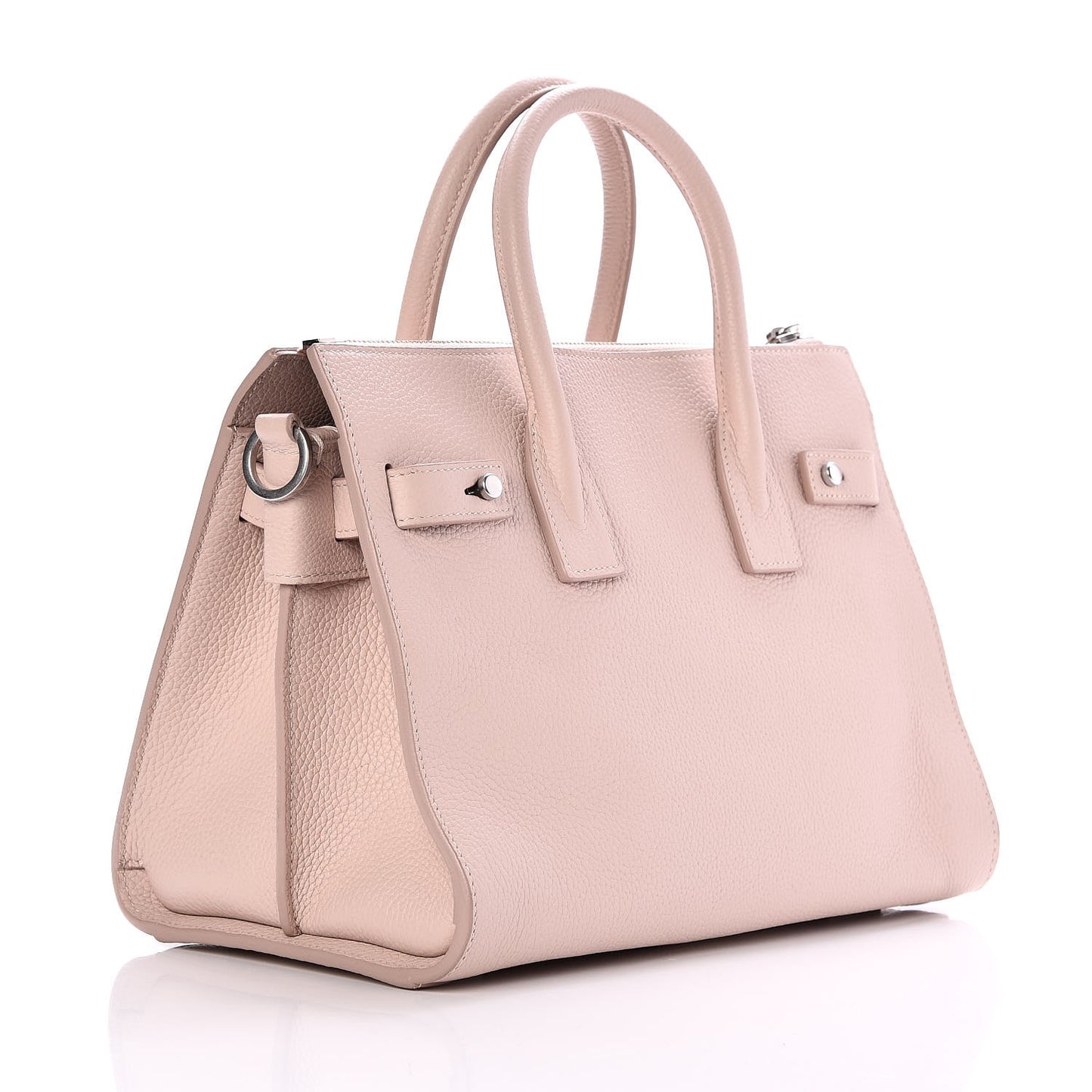 Grained Calfskin Baby Supple Sac De Jour Rose