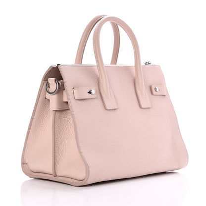 Saint Laurent Grained Calfskin Baby Supple Sac De Jour Rose 3 of 7