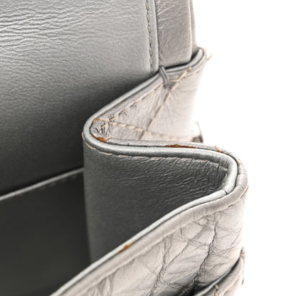 Chanel Metallic Aged Calfskin Quilted 2.55 Reissue 226 Flap Silver 16 of 16