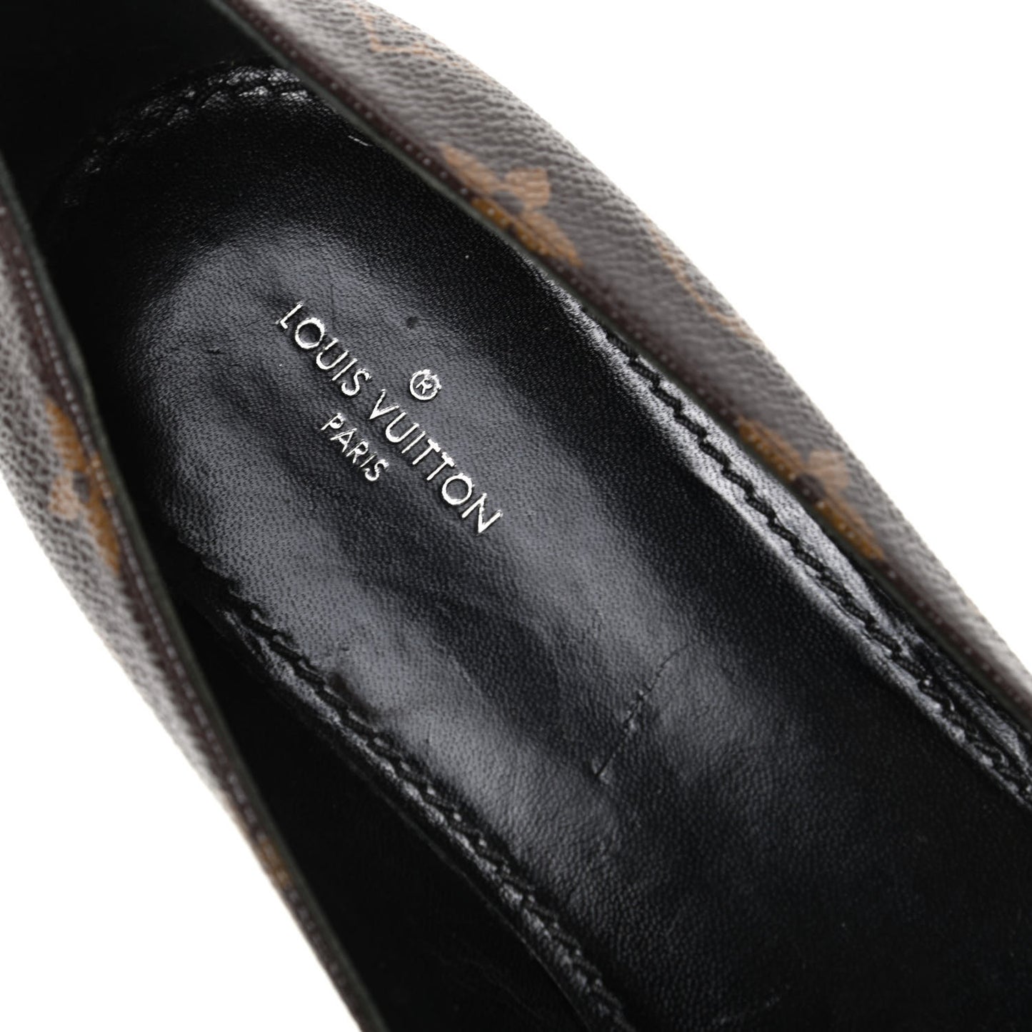Patent Monogram Fetish Ballerina Flats 37.5
