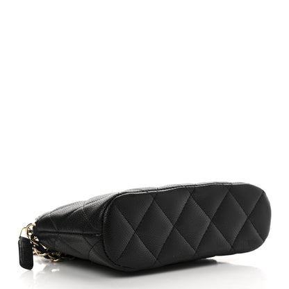 Chanel Caviar Quilted Classic Clutch with Chain Black 5 of 11