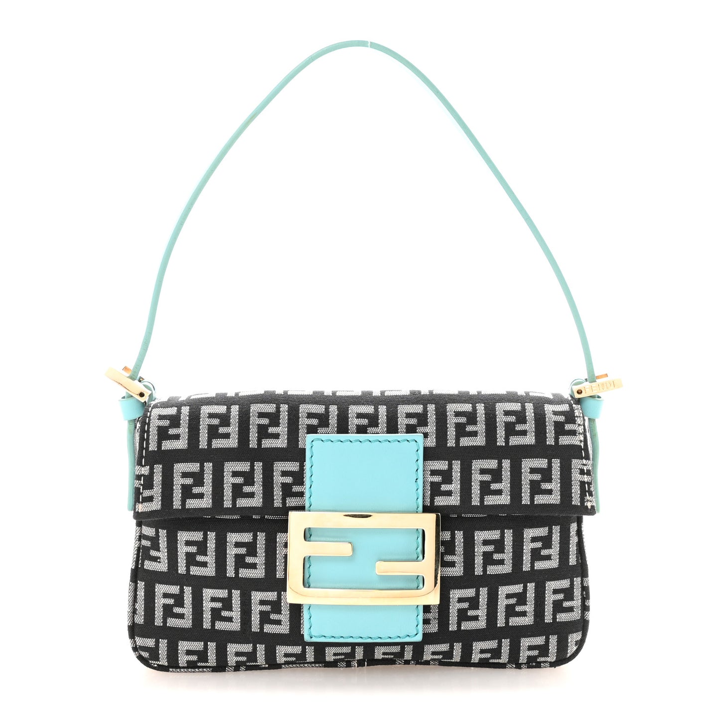 Zucchino Mini Baguette Navy Turquoise