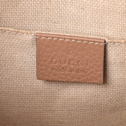 Gucci Pebbled Calfskin Small Soho Disco Bag Camelia 6 of 11