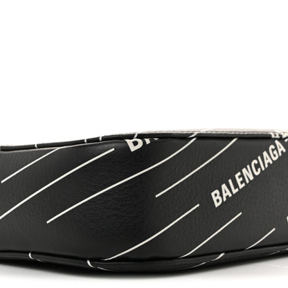 Balenciaga Calfskin Everyday Logo Print S Camera Bag Black 9 of 12