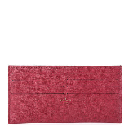 Louis Vuitton Calfskin Felicie Card Holder Insert Fuchsia 1 of 4