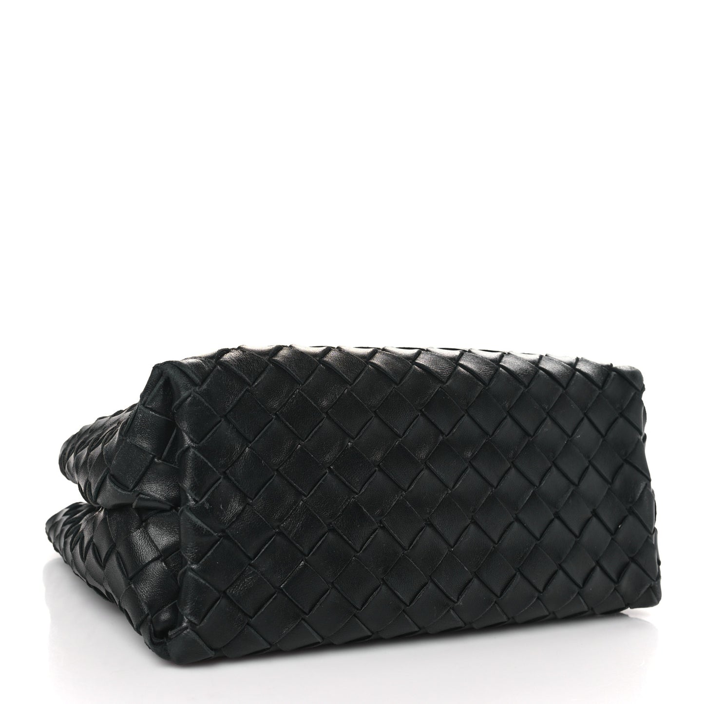 Nappa Intrecciato Small Andiamo Shoulder Bag Black