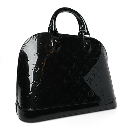 Louis Vuitton Vernis Alma PM Noir Magnetique 3 of 8