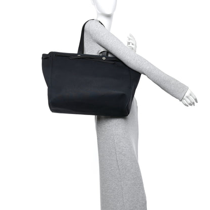 Hermes Toile Vache Hunter Herbag Cabas MM Black 2 of 10