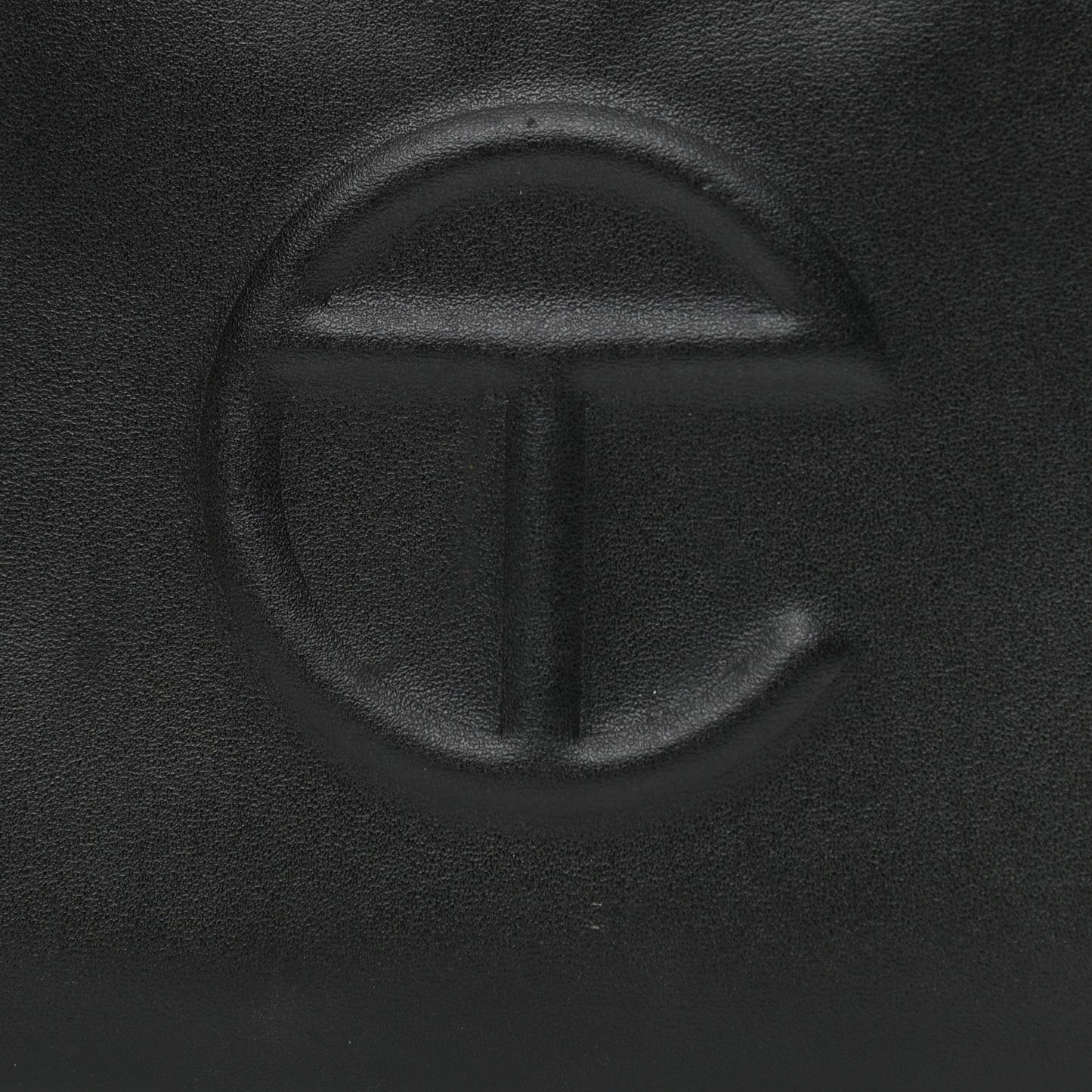 Vegan Leather Small Shopping Bag Black