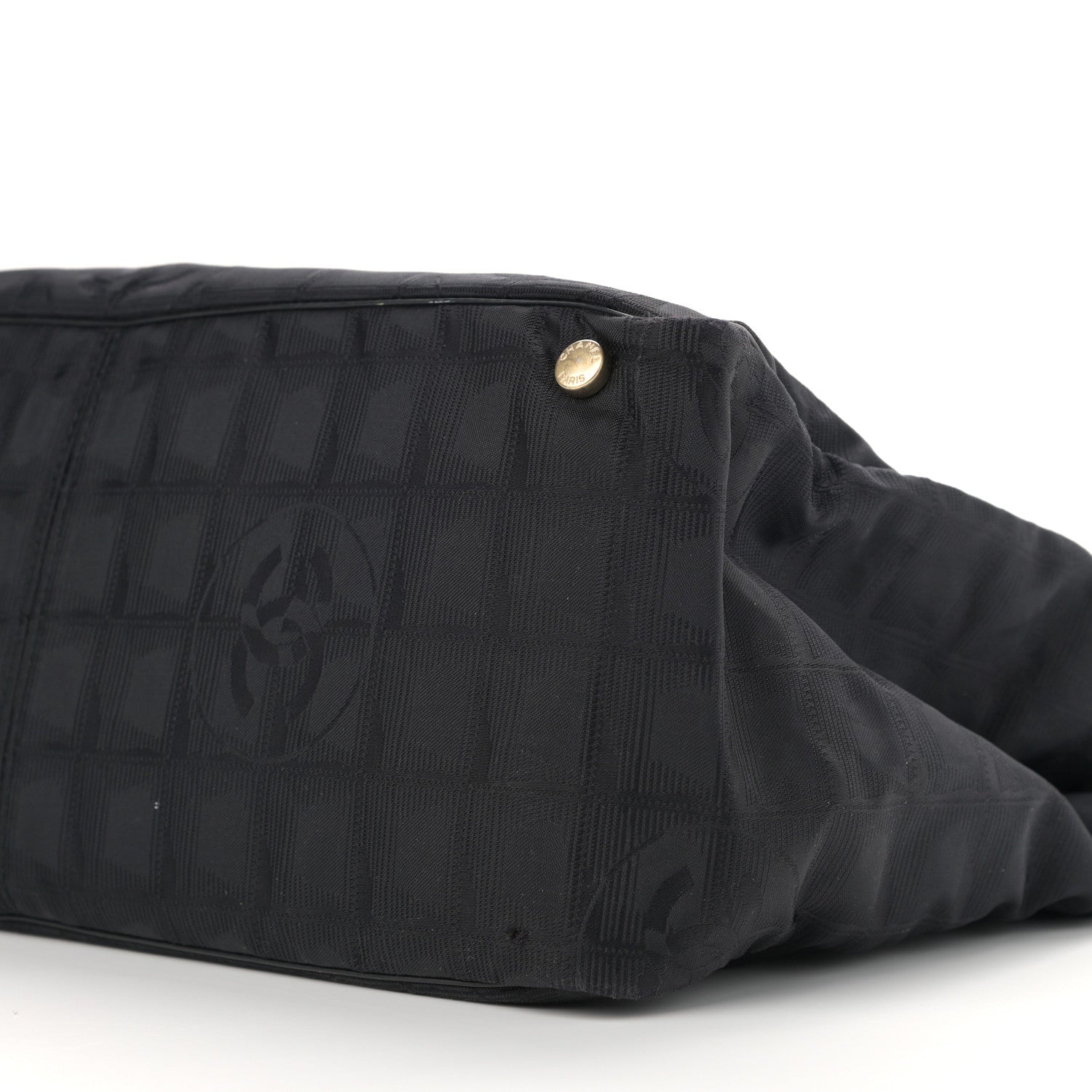 Chanel Nylon Medium Travel Tote Black 10 of 11
