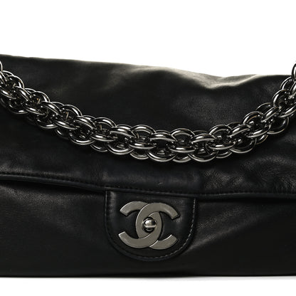 Chanel Lambskin Medium Soft and Chain Flap Black 8 of 15