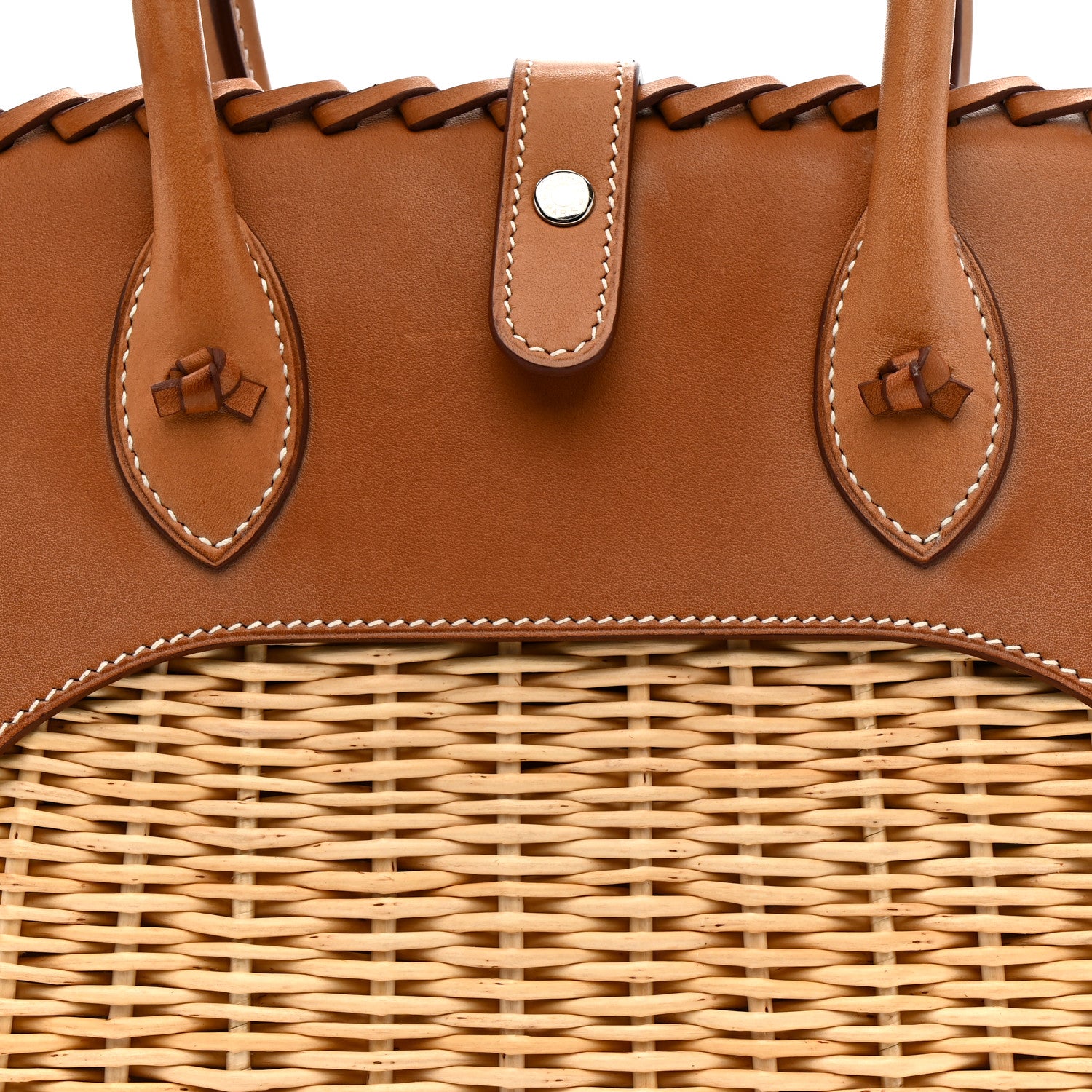 Hermes Wicker Osier Barenia Picnic Bolide Natural Fauve 8 of 14