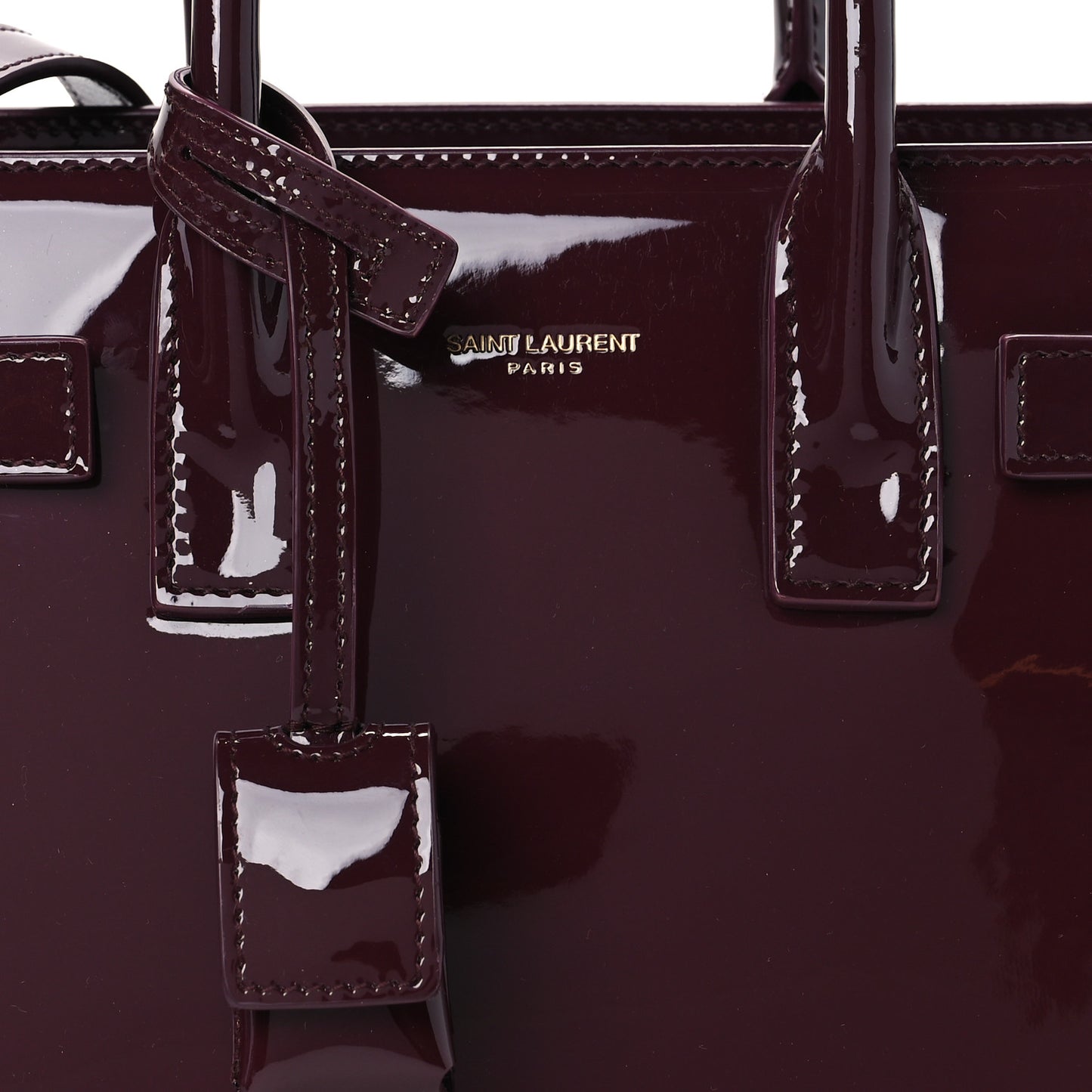 Patent Nano Sac de Jour Dark Red Wine