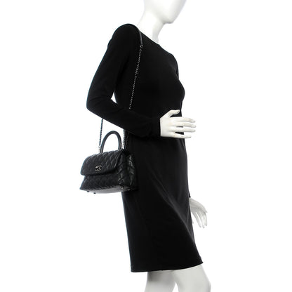 Chanel Caviar Quilted Mini Coco Handle Flap Black 2 of 8