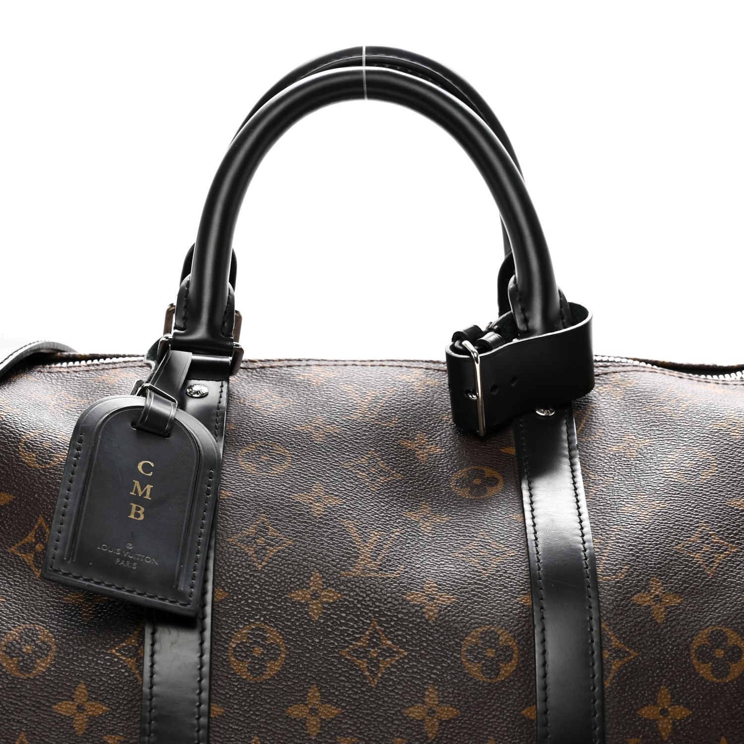 Louis Vuitton Monogram Macassar Keepall Bandouliere 55 4 of 10