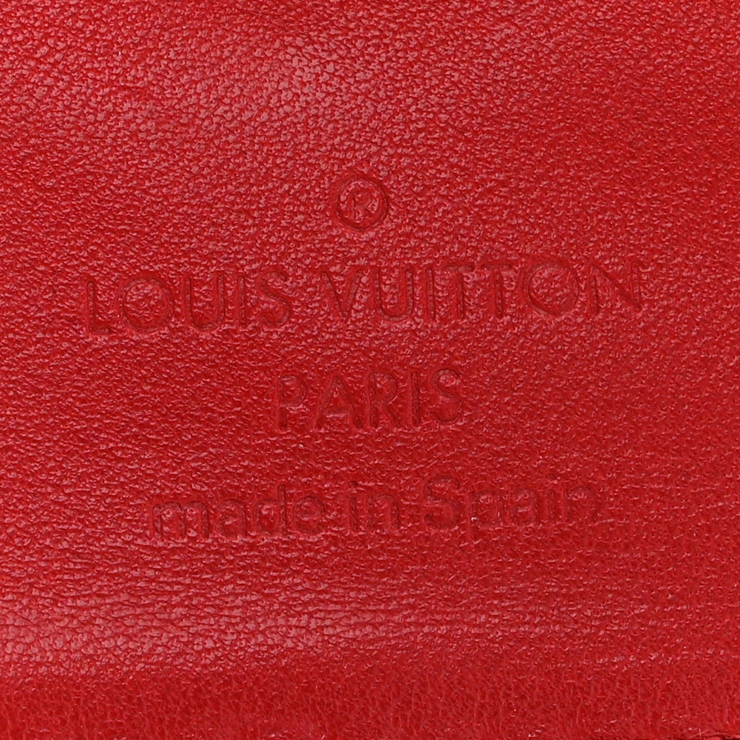 Vernis Small Ring Agenda Cover Red