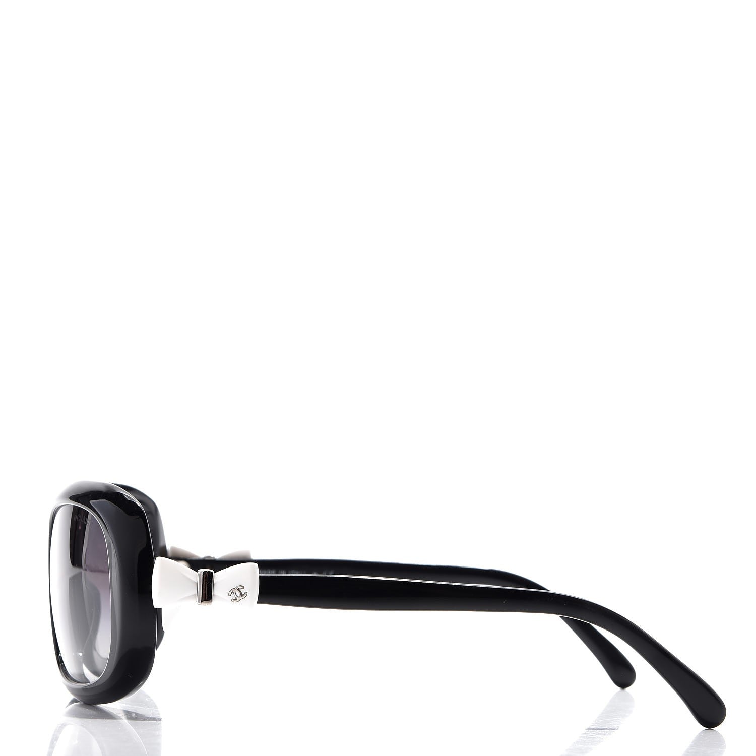 Chanel CC Bow Sunglasses 5170 Black 3 of 8