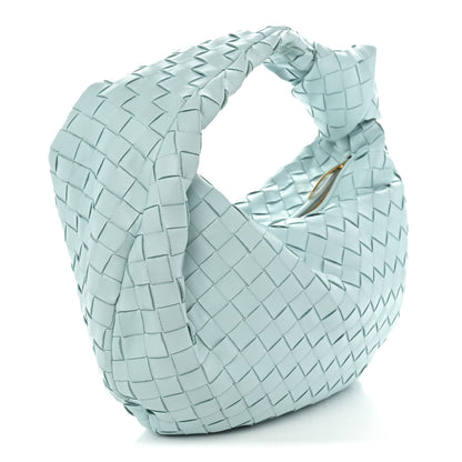 Bottega Veneta Nappa Intrecciato Teen Jodie Hobo Teal Washed 3 of 10