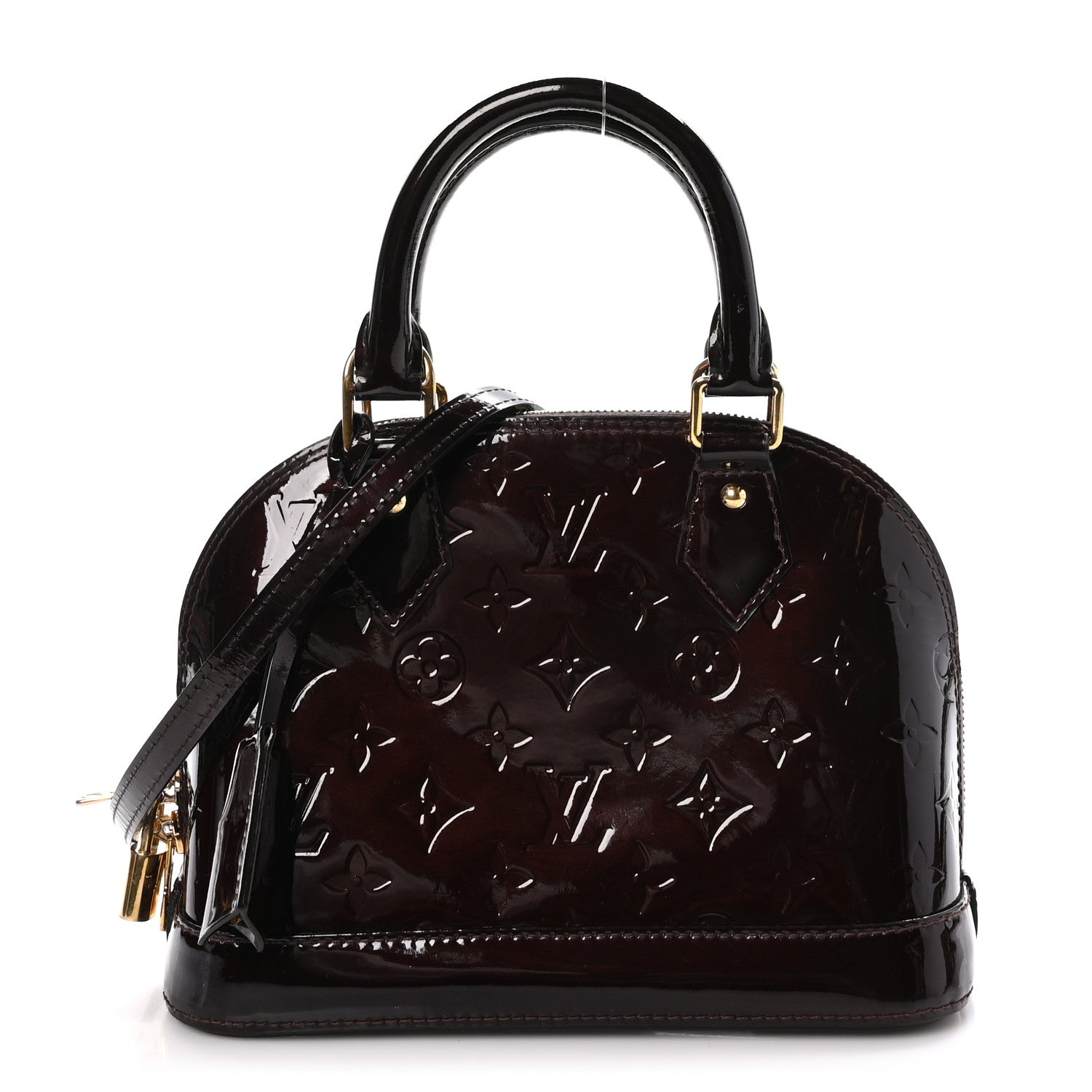 Louis Vuitton Vernis Alma BB Amarante 1 of 9
