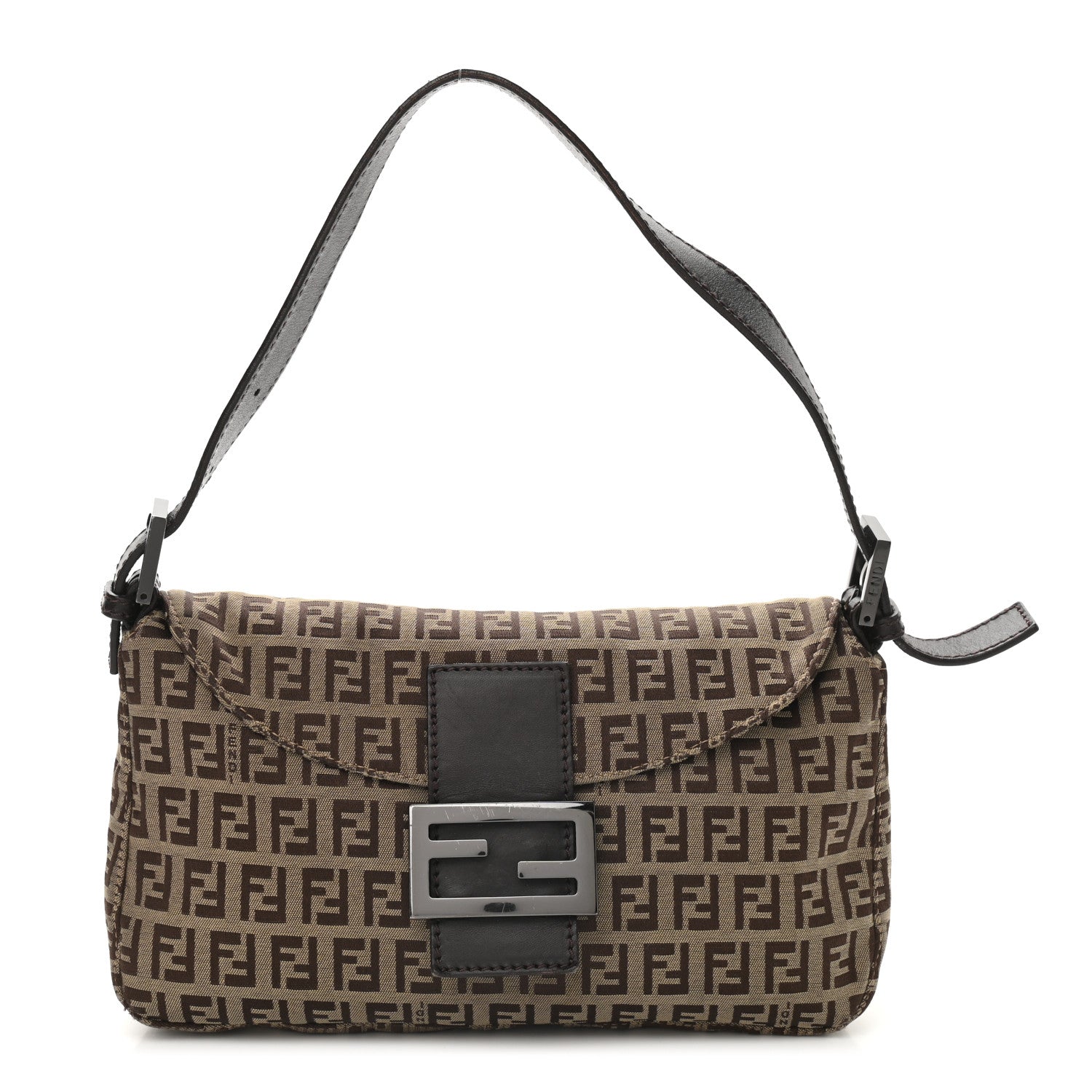 Fendi Zucchino Baguette Tobacco 1 of 8