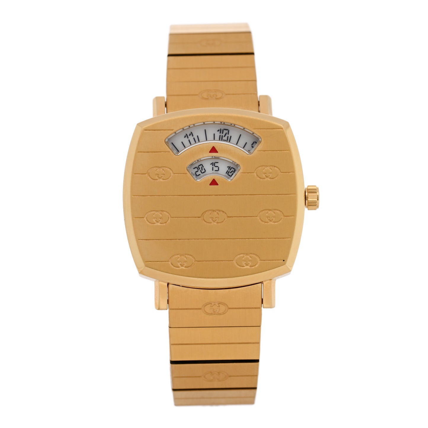 Stainless Steel 27mm Grip Quartz Watch Gold