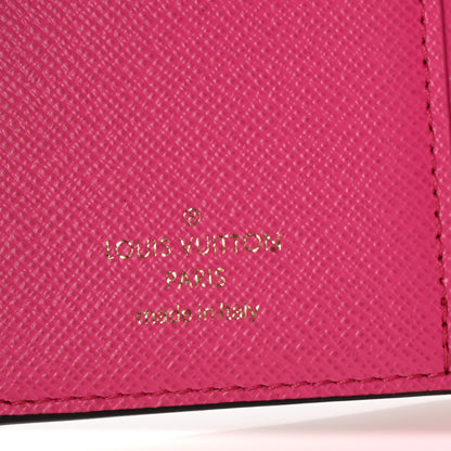 Louis Vuitton Monogram 2022 Christmas Animation Seoul Victorine Wallet Fuchsia 6 of 7