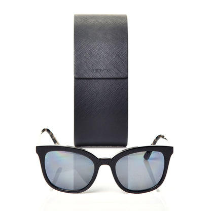 Prada Acetate Polarized Pillow Cat Eye Sunglasses SPR 03X Black Tortoise 7 of 7