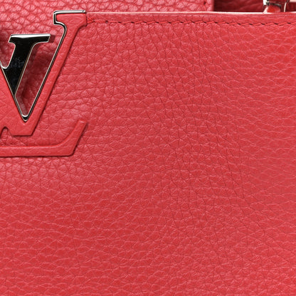Louis Vuitton Taurillon Capucines BB Rubis 7 of 11
