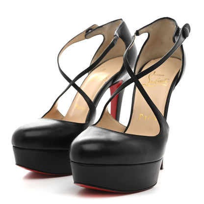 Christian Louboutin Kid Borghese 140 Pumps 35 Black 4 of 9
