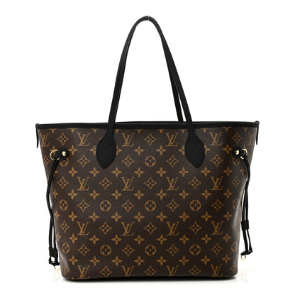 Louis Vuitton Monogram Calfskin Neo Neverfull Inside Out MM Black 1 of 17