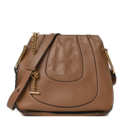 Chloe Grained Calfskin Small Hayley Hobo Nut 1 of 9