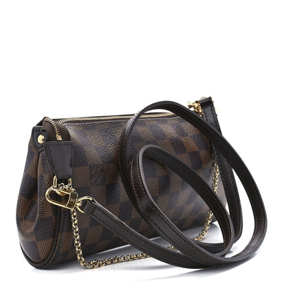 Louis Vuitton Damier Ebene Eva Clutch 3 of 11