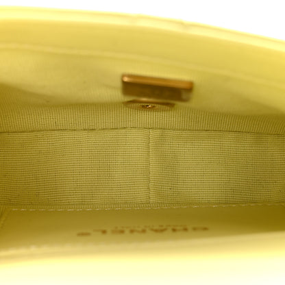 Chanel Shiny Caviar Belt Bag Light Green 5 of 10