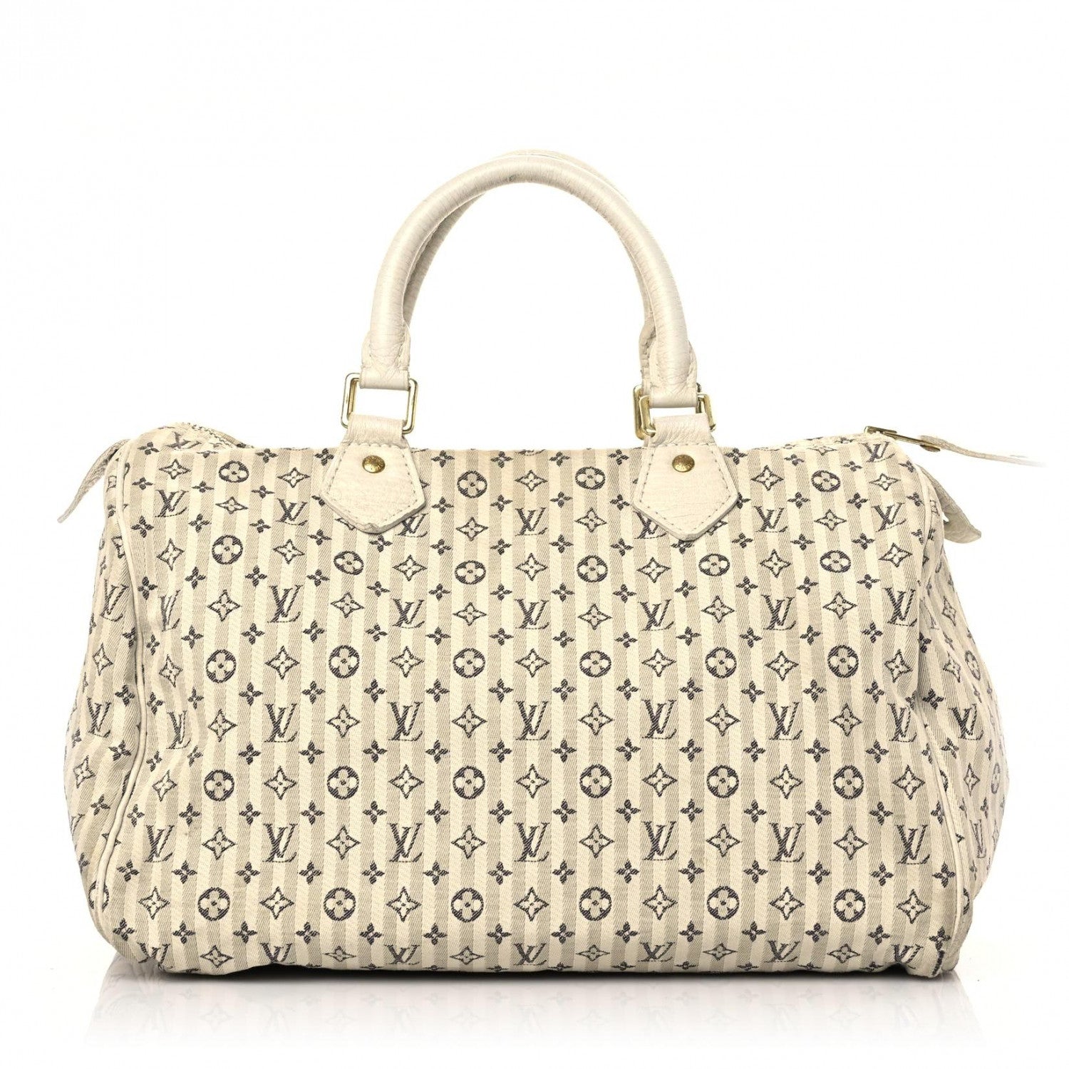 Louis Vuitton Mini Lin Croisette Speedy 30 Blue 1 of 30