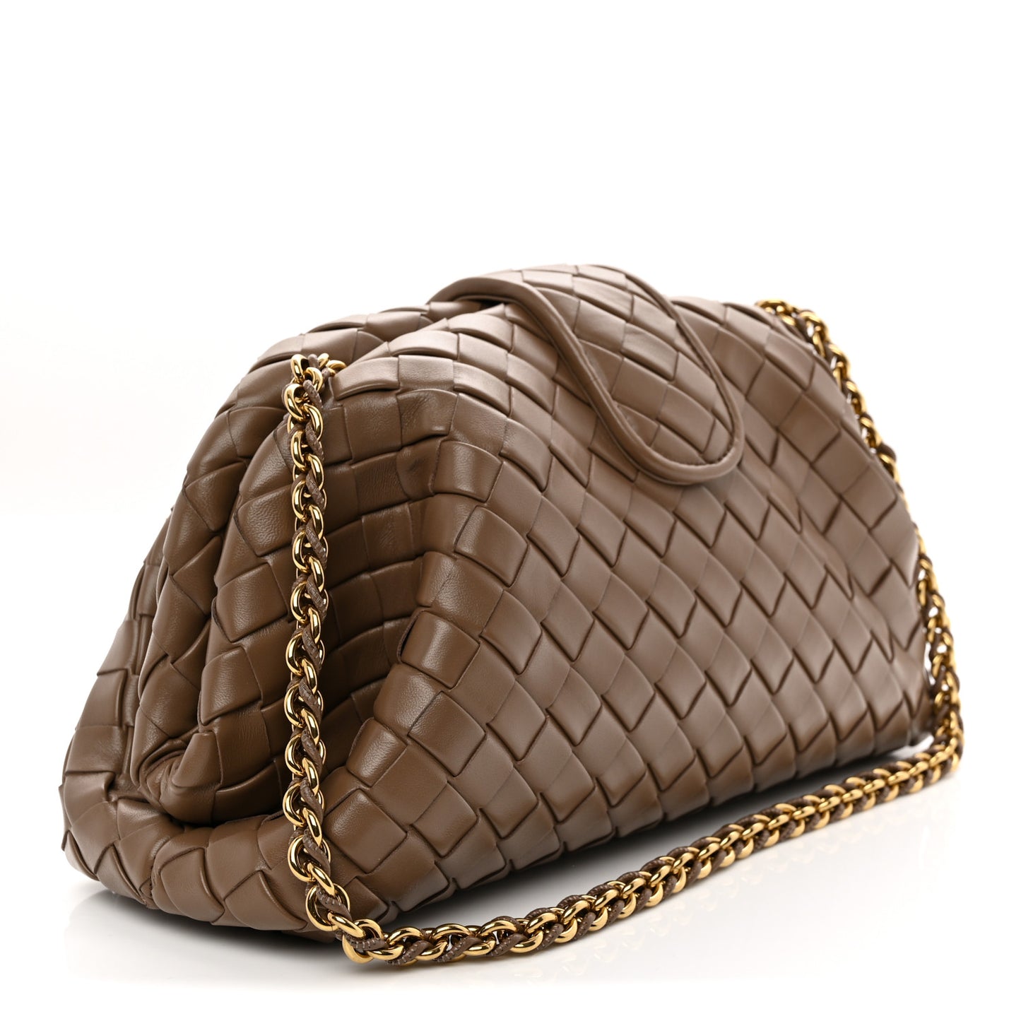 Nappa Intrecciato Teen The Lauren 1980 Clutch With Chain Pinecone