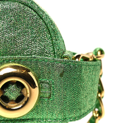 Prada Lurex Chain Crossbody Bag Green 13 of 13