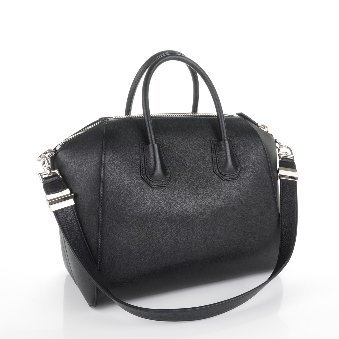 Sugar Goatskin Medium Antigona Black