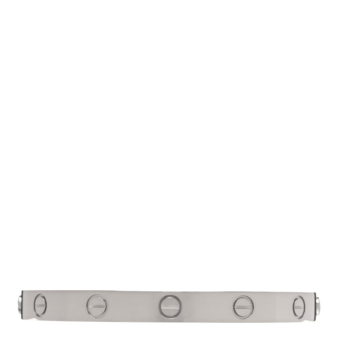 18K White Gold LOVE Bracelet 16