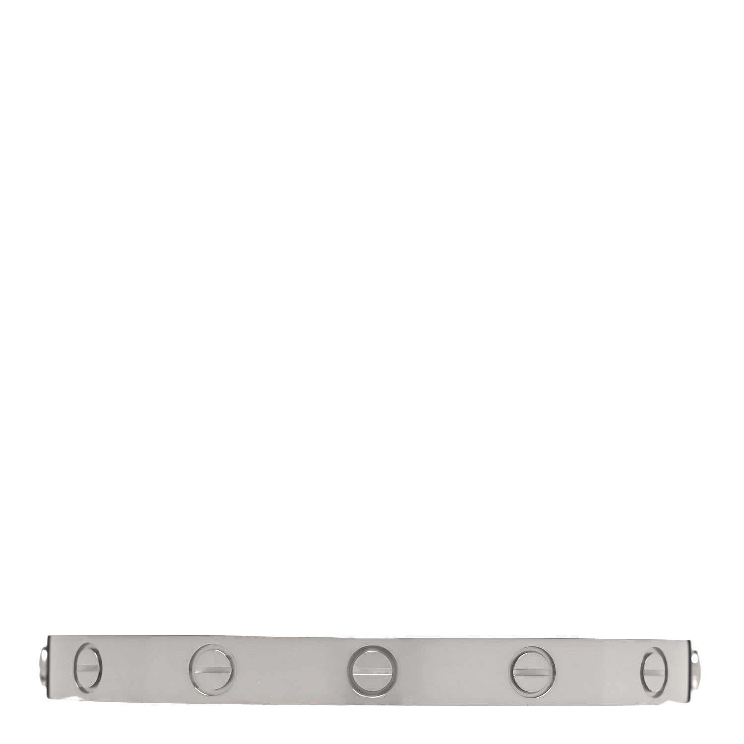 Cartier 18K White Gold LOVE Bracelet 16 1 of 5