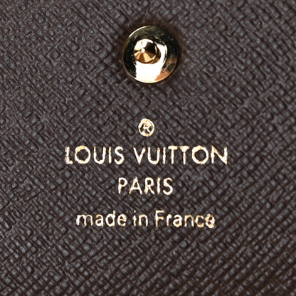 Louis Vuitton Damier Ebene Normandy Wallet Black 7 of 10