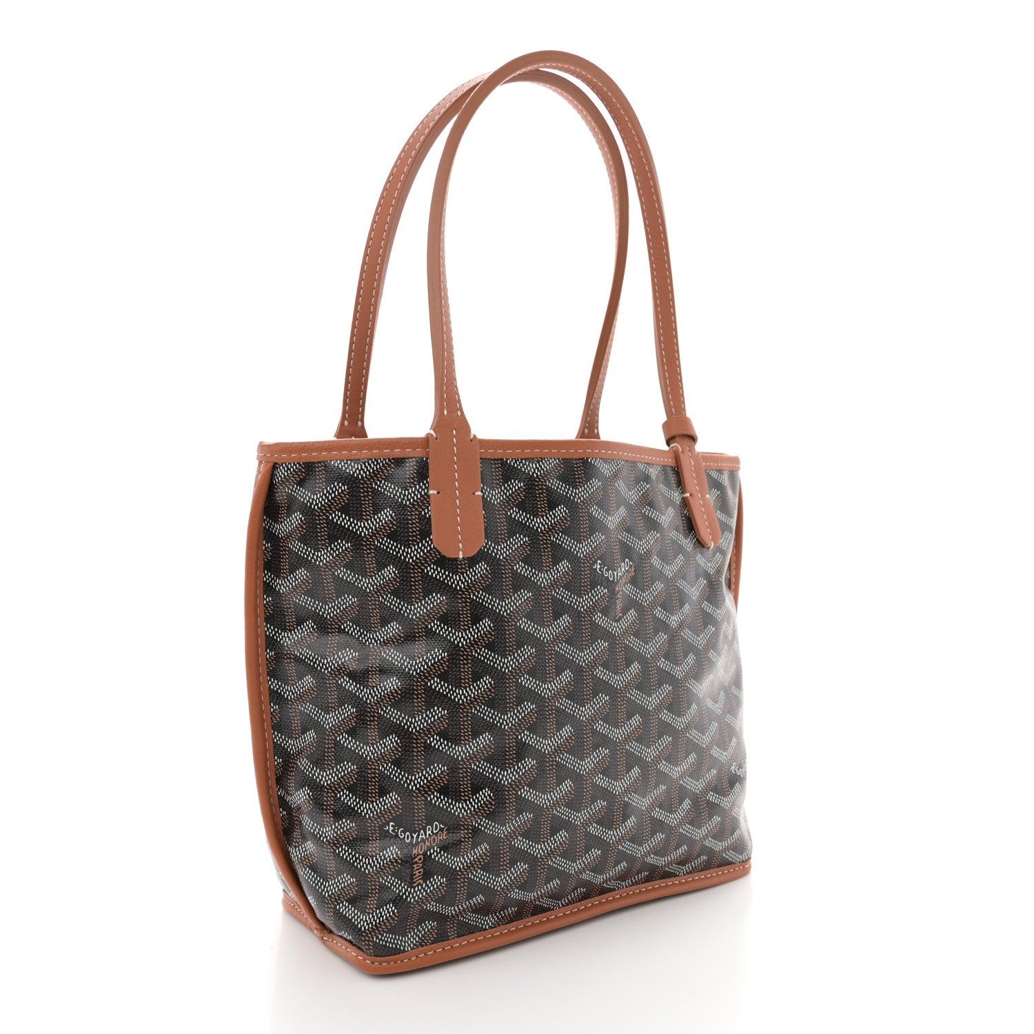 Goyard Goyardine Reversible Mini Anjou Black Gold 5 of 17