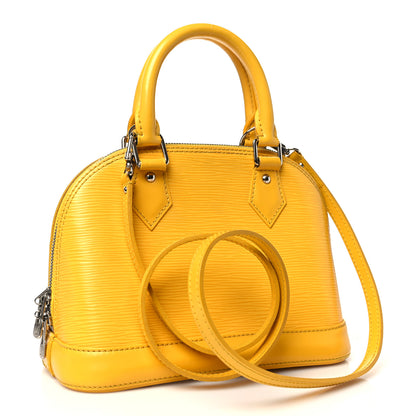 Louis Vuitton Epi Alma BB Citron 3 of 9