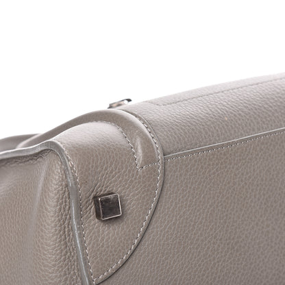 Celine Drummed Calfskin Mini Luggage Souris 12 of 16