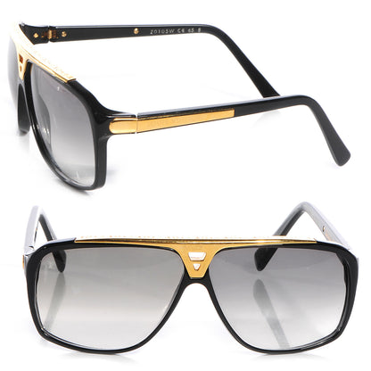 Louis Vuitton Acetate Evidence Sunglasses Z0105W Black 1 of 23